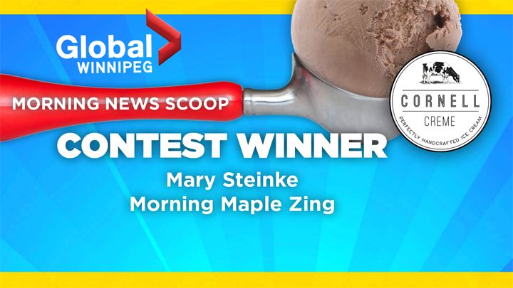 The winning entry in the Morning News Scoop contest is Morning Maple Zing, submitted by Mary Steinke of Beausejour.