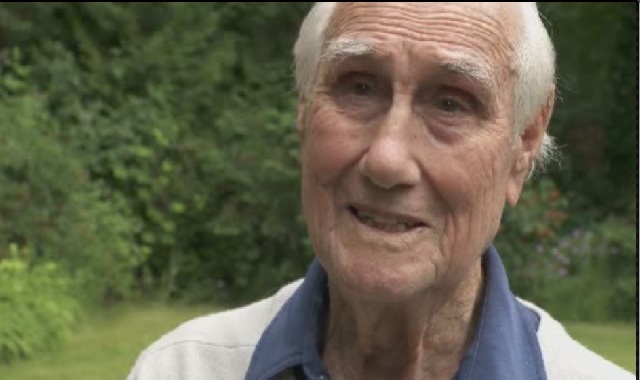 Jack Miles. a 98-year-old war veteran.