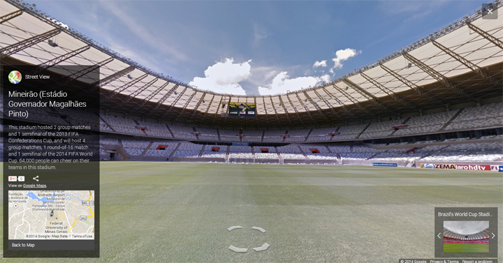 The Mineirão stadium will host 4 group matches, 1 round-of-16 match and 1 semifinal of the 2014 FIFA World Cup.