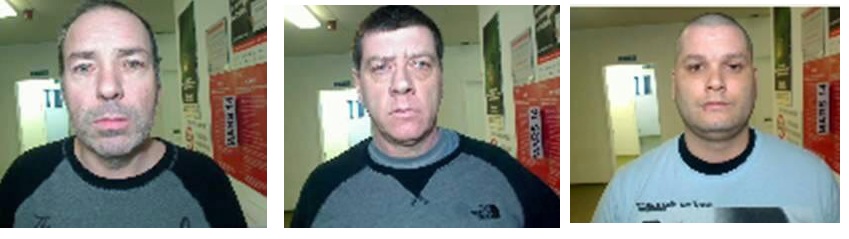 The three inmates missing from a Quebec prison.