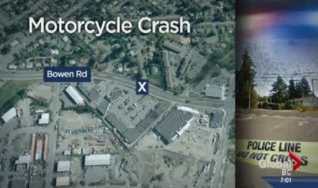 WATCH: Motorcycle rider seriously hurt in fiery Nanaimo crash ...