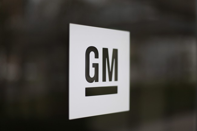 This Friday, May 16 2014 file photo shows the General Motors logo at the company's world headquarters in Detroit.