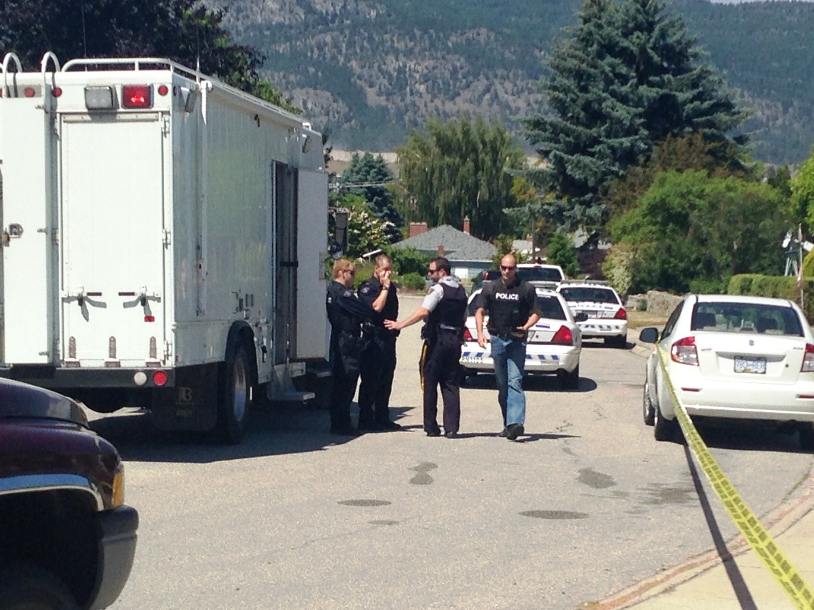WATCH: Penticton home surrounded after pipe bomb explosion - image