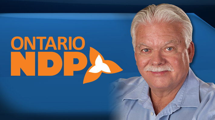 NDP candidate Percy Hatfield.