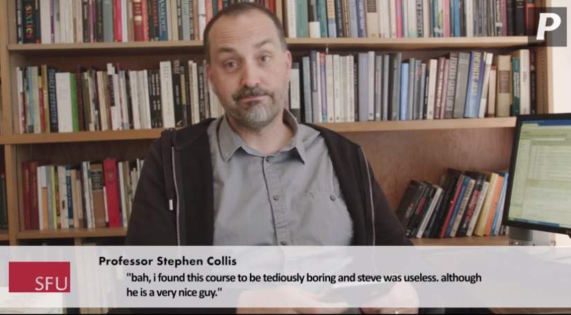 Watch: SFU professors read ‘mean’ student reviews, Jimmy Kimmel style - image