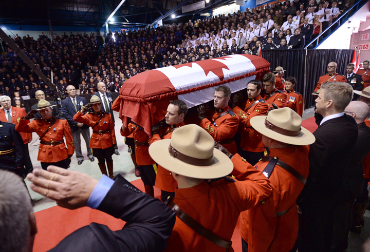 Thousands Attend RCMP Regimental Funeral Service For Moncton Officers ...