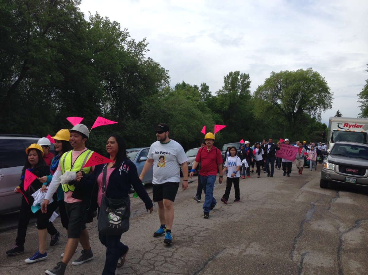 Hundreds gather at St. Vital park for Walk for Miracles to support sick children.