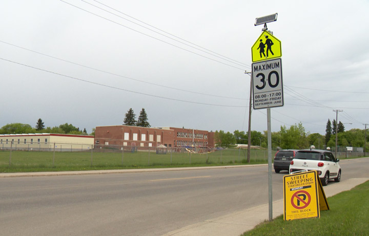 Working to improve pedestrian safety in school zones, the City of Saskatoon has launched a pilot project.