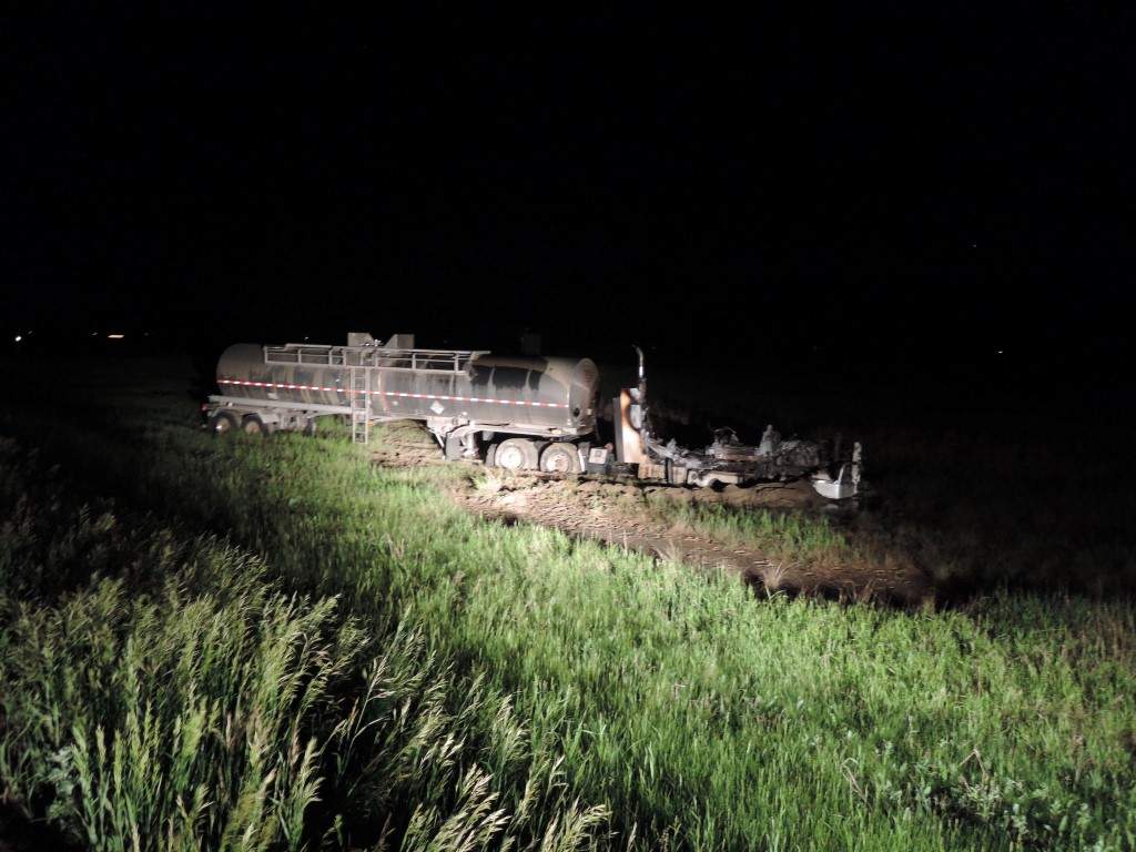 Investigators say alcohol was a factor in a fiery, two-vehicle crash near Ralph, SK Thursday night that sent one person to hospital.