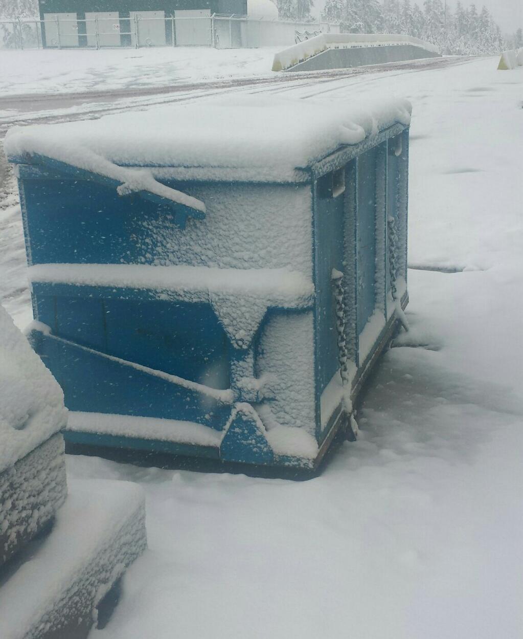 Many Northern Saskatchewan communities woke up to a blanket of Snow the morning of Friday, June 6, 2014.