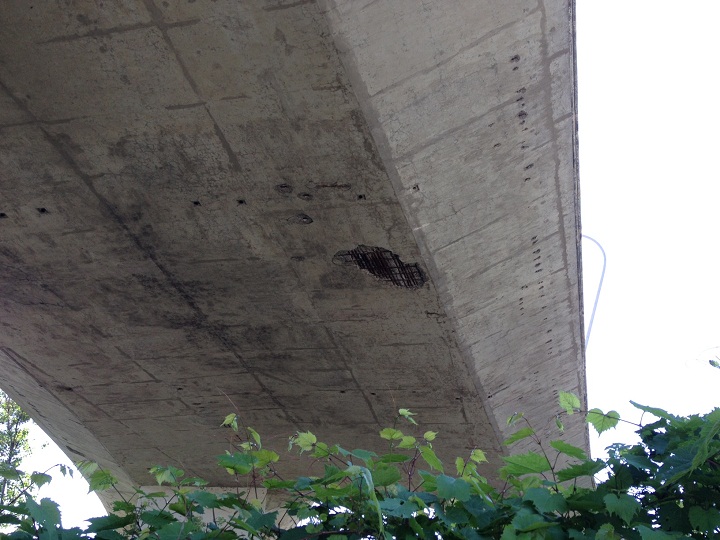 Users of the Sources Boulevard overpass will have to wait at least another year before any major repairs are done on the structure above Highway 20.