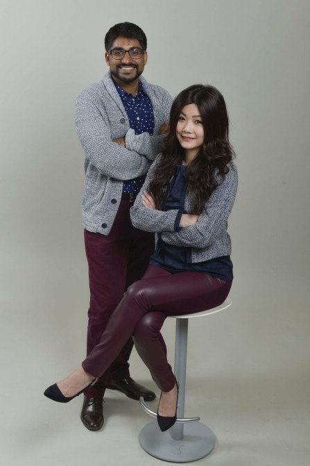 Blynk CTO Shums Kassam (left) and CEO Jaclyn Ling (right).