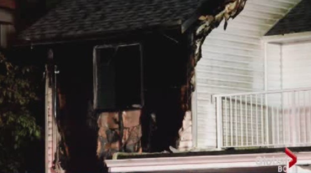 By the time firefighters arrived, the complex was completely engulfed in flames. 