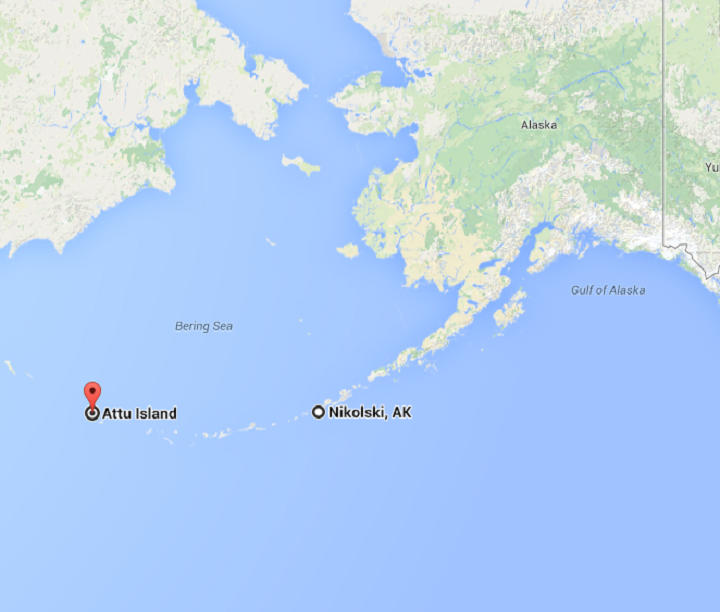 The National Tsunami Warning Center has issued a tsunami warning/advisory for the coastal areas of Alaska from Nikolski Alaska to Attu Alaska.