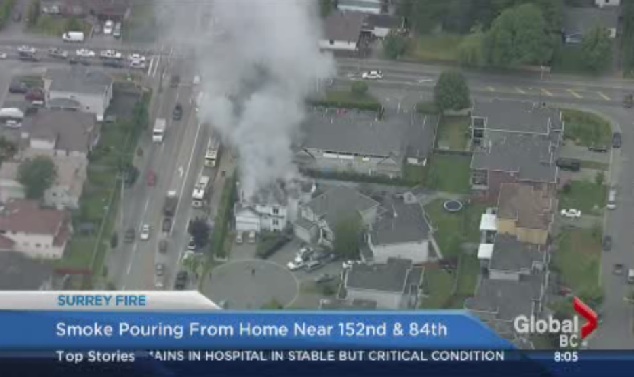 Large house fire in Surrey this morning considered suspicious - image