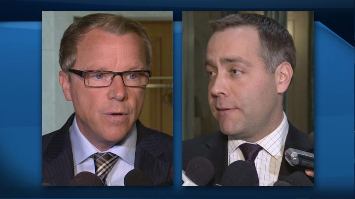 Premier Brad Wall and Sask. NDP leader Cam Broten had a war of words on twitter over privately owned liquor stores. 