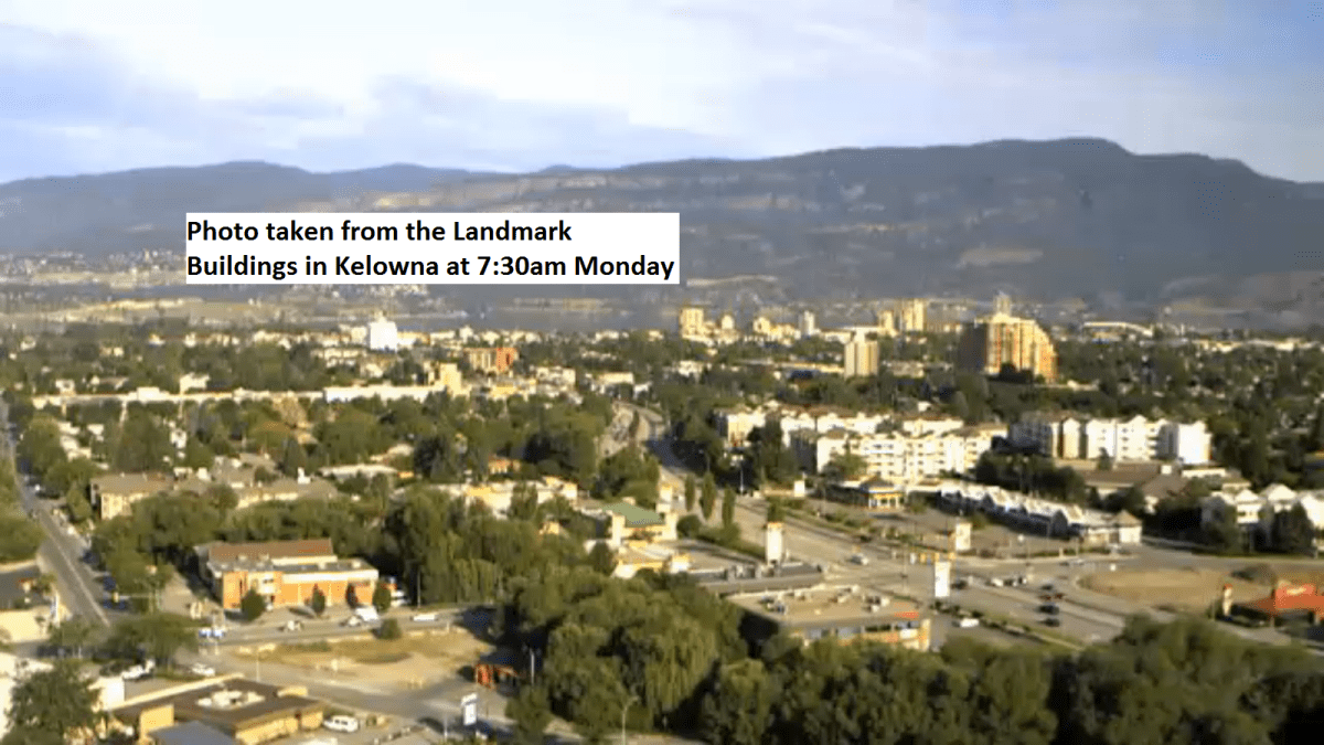 Okanagan Forecast: Warm Today, Cooler With Chance of Showers Tomorrow - image
