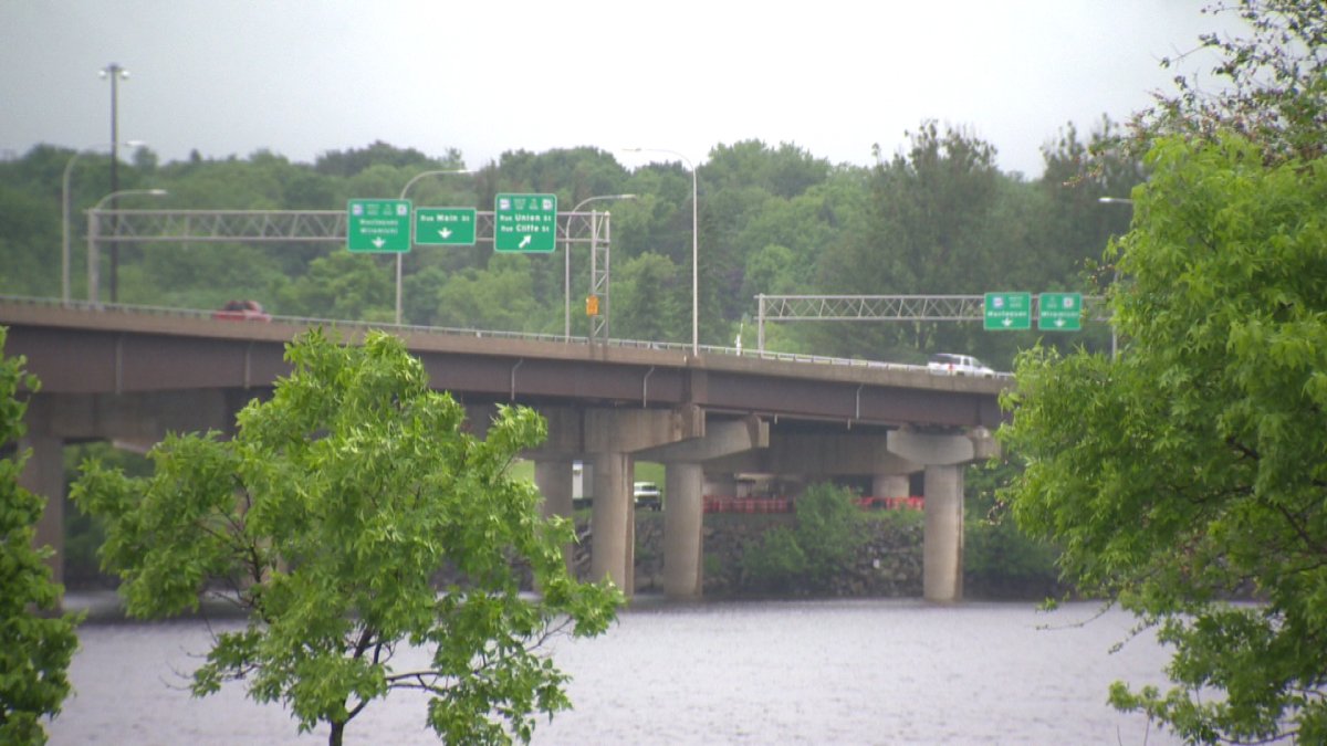 Fredericton's Westmorland St. Bridge will be under construction from June 23 until Aug. 26.  