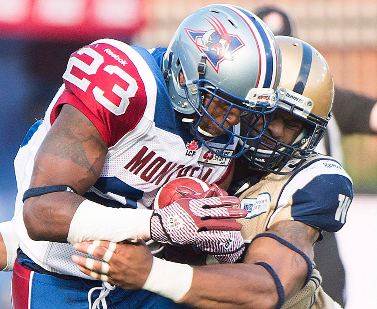 The Saskatchewan Roughriders signed running back Jerome Messam on Wednesday and added defensive back Ciante Evans to their practice roster.