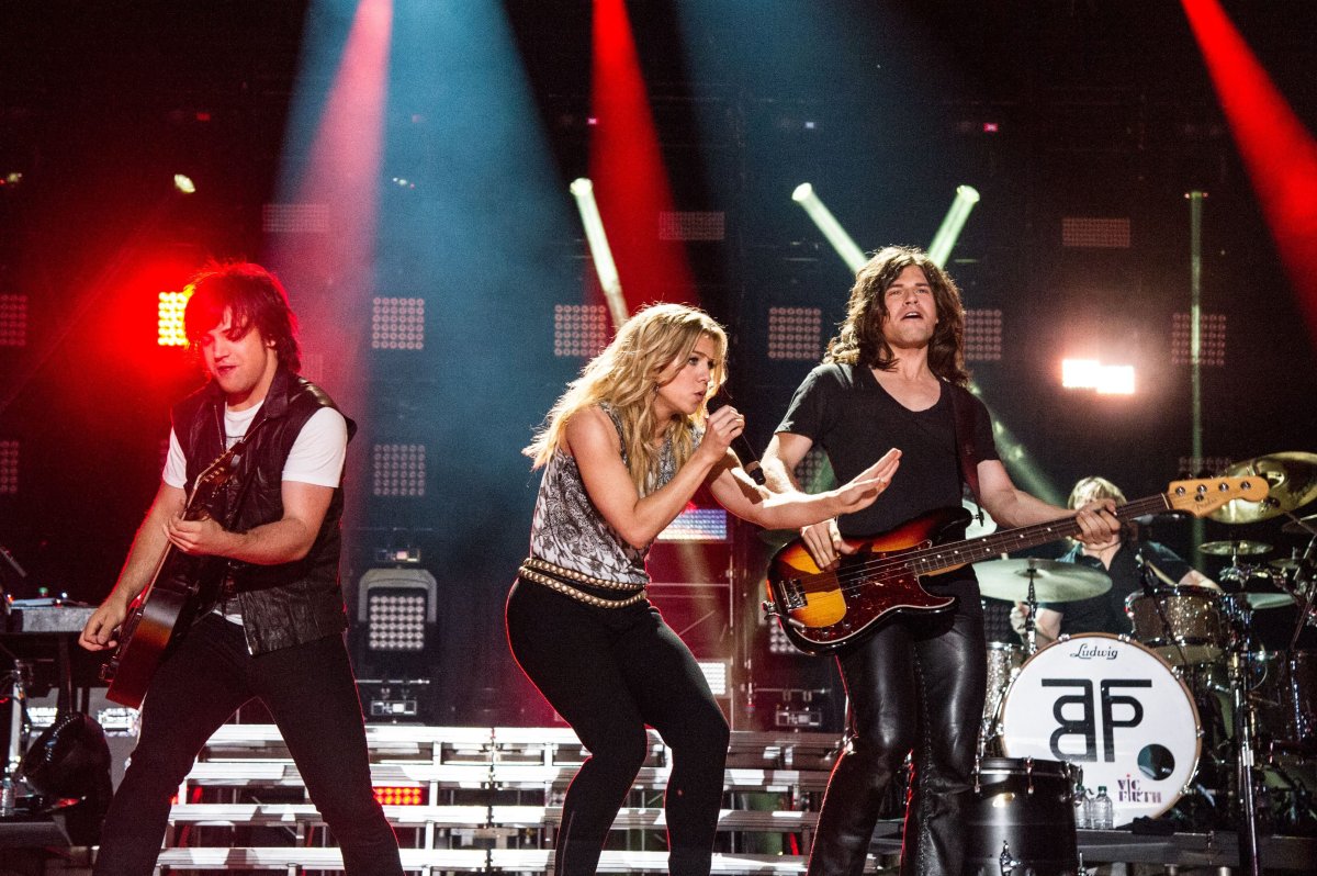 The Band Perry at the 2014 CMA Music Festival in Nashville, Tennessee.