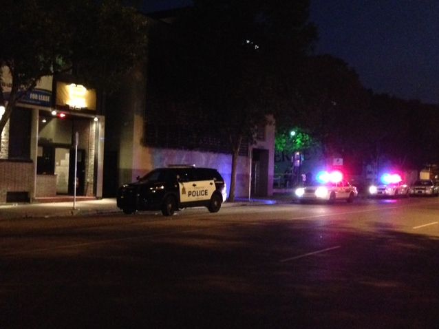 Shots fired downtown Edmonton early Tuesday morning, July 1, 2014.