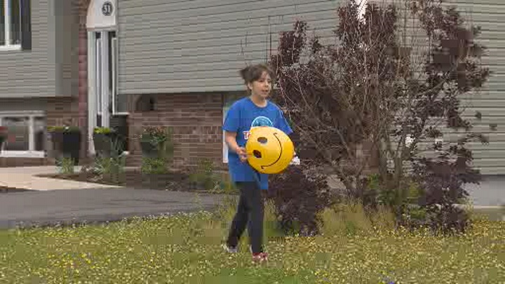 Audrey Barrett-Couvrette, 10, was diagnosed with asthma when she was five years old.