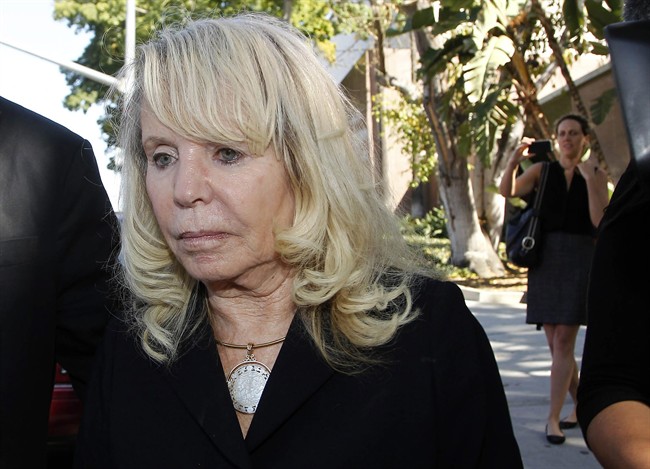 Shelly Sterling, the estranged wife of Los Angeles Clippers owner Donald Sterling, leaves a Los Angeles courthouse Monday, July 7, 2014.