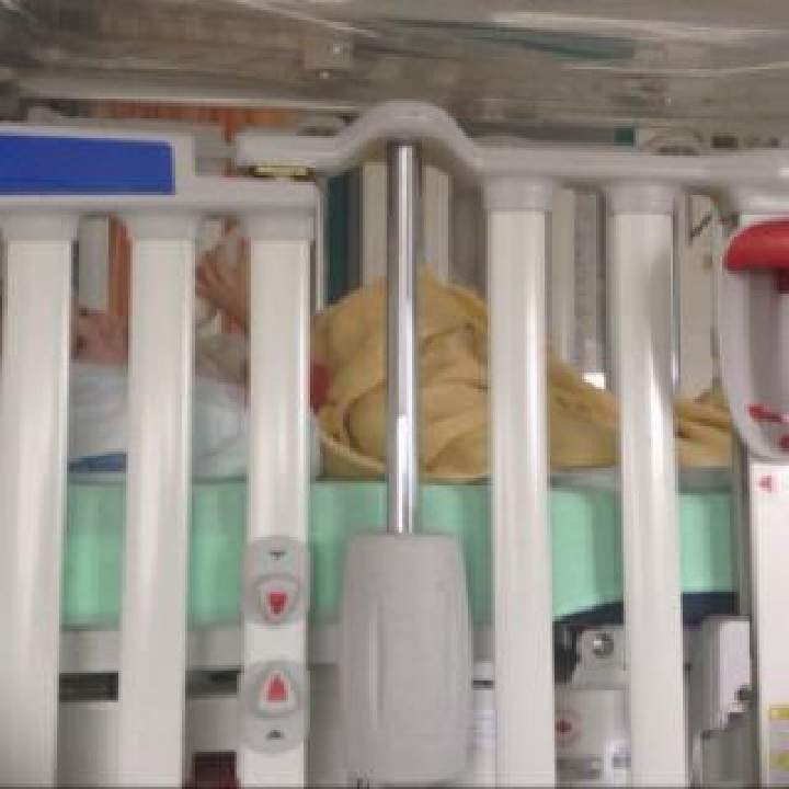 2-year-old Luke in hospital. His mother Alicia Labossiere believes water at Birds Hill Park made the toddler sick.