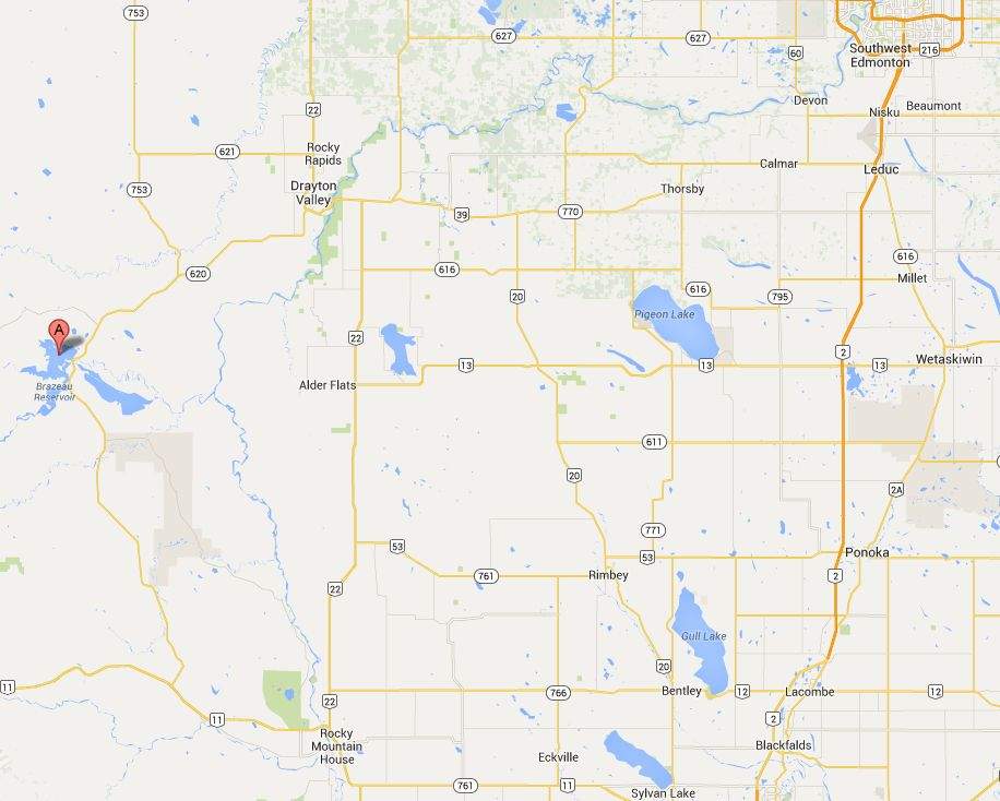 Young man missing after jumping into Alberta dam - image