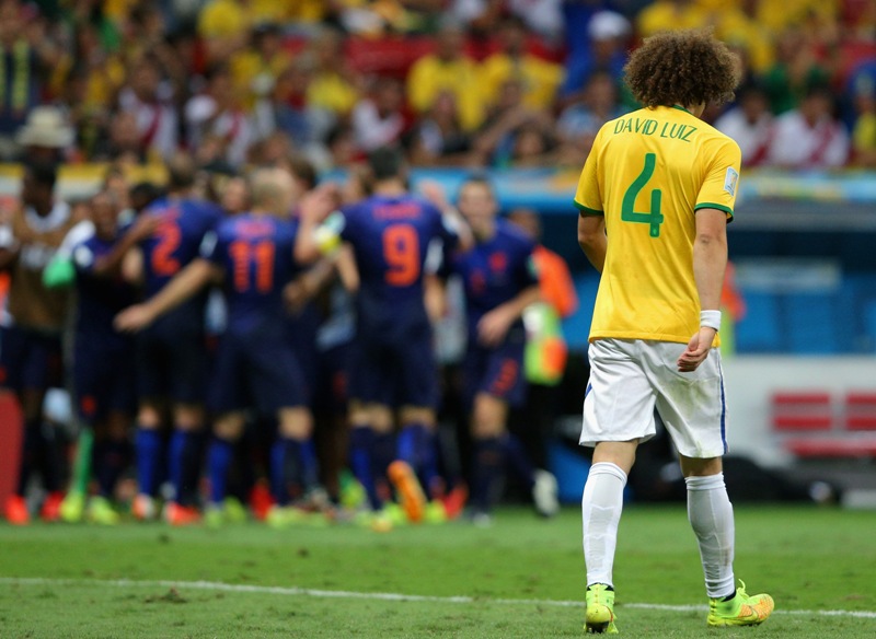 David Luiz of Brazil