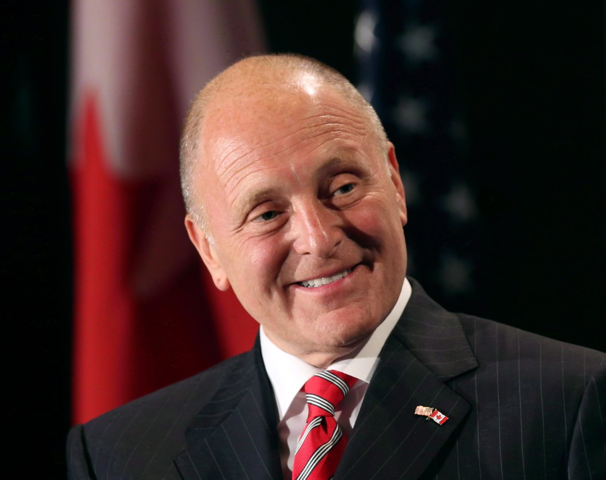 U.S. Ambassador to Canada Bruce Heyman speaks at the National Gallery of Canada in Ottawa, Monday June 2, 2014.