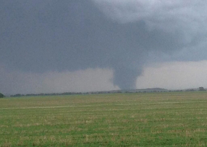 Environment Canada issues tornado warning in west-central Saskatchewan on Saturday.
