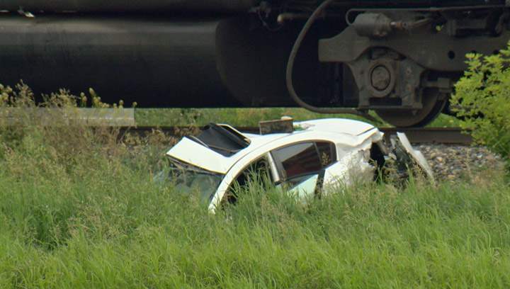 Driver facing charges after train hits car in Saskatoon | Globalnews.ca