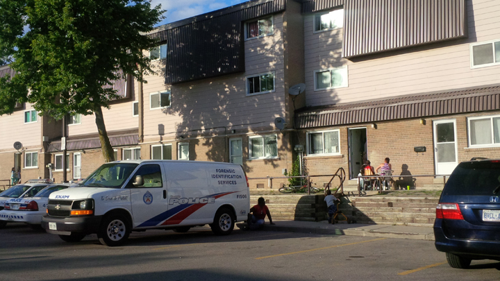 Toronto police investigate after a child fell from an apartment window in Scarborough.