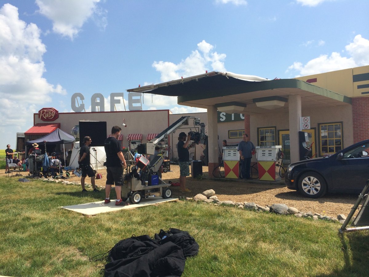 Cast and crew in Rouleau, Saskatchewan wrap up shooting Corner Gas: The Movie.