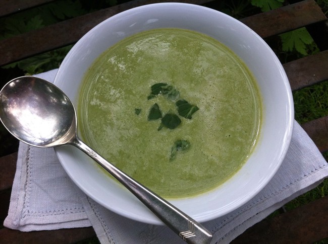 Recipes for chilled soups need few ingredients