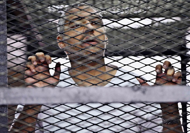 Canadian journalist Mohamed Fahmy, jailed in Egypt, is in hospital