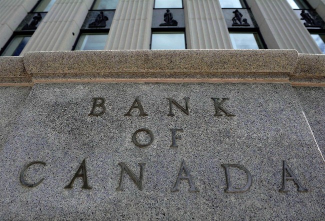 The Bank of Canada says it is keeping its overnight rate at one per cent, where it has been since September 2010.
