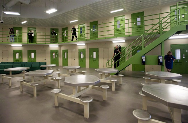 The general inmate facility is pictured at the Toronto South Detention Centre in Toronto on Oct. 3, 2013.