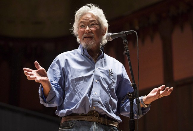 David Suzuki is pictured in Toronto on January 12, 2014. THE CANADIAN PRESS/Mark Blinch.