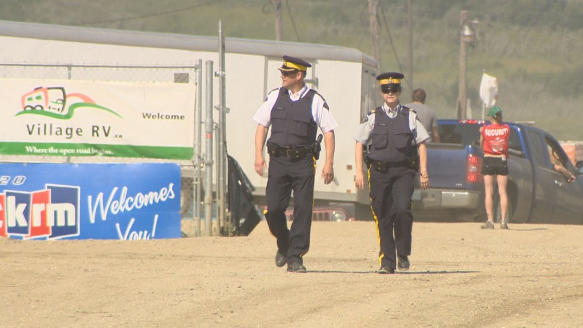 Overall, Mounties arrested 65 people at the event but say most of the campers were well-behaved.