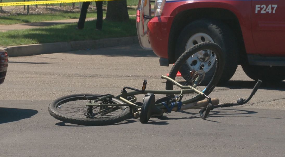 cyclist crash Edmonton