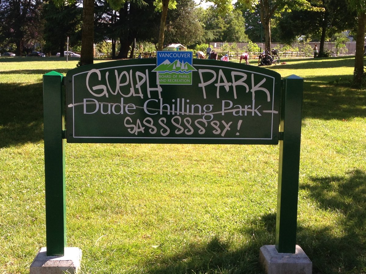 UPDATE: Graffiti on Dude Chilling Park sign cleaned - image