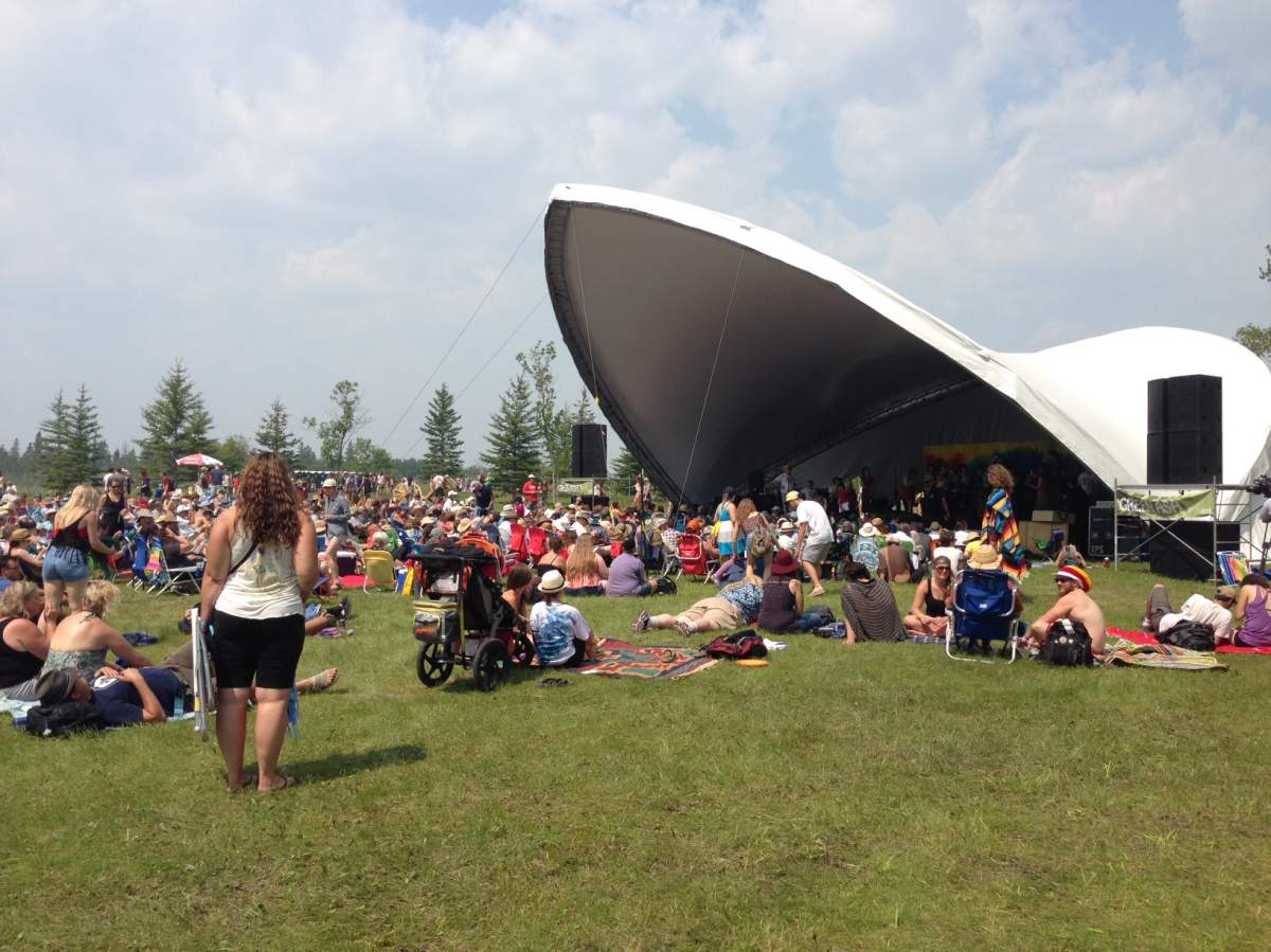 Performers take to the stage at Folk Festival