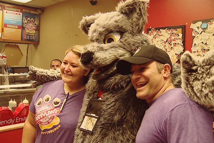 Furries go for lunch at Fernando's in Pittsburgh.