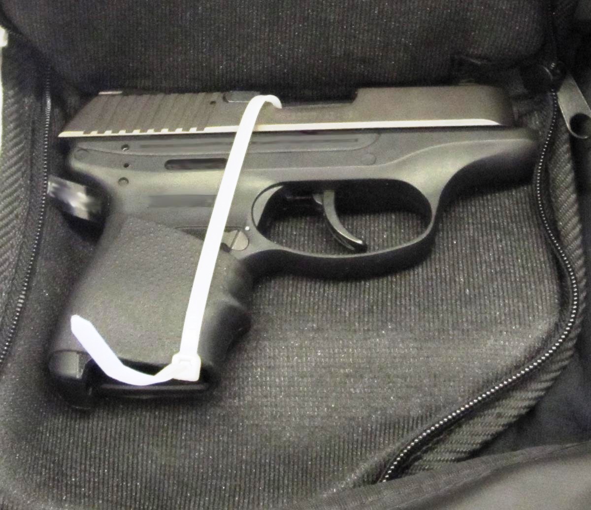 A Grosstephan 9mm, one of the firearms seized by officers at the Coutts border on July 16th, 2014.