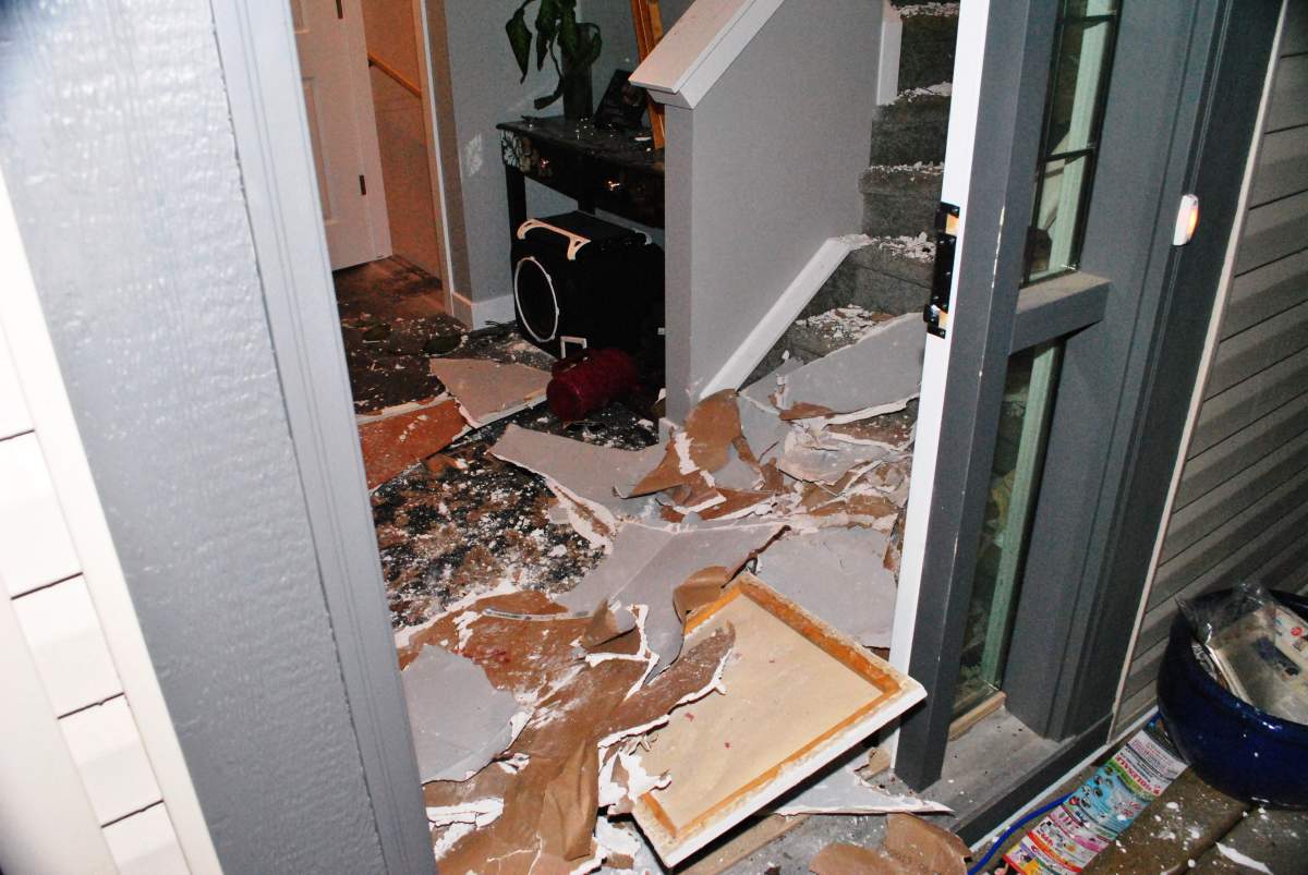 Airdrie emergency crews rushed to a home on Kings Heights Road S.E. on Friday, January, 31st after reports of an explosion.