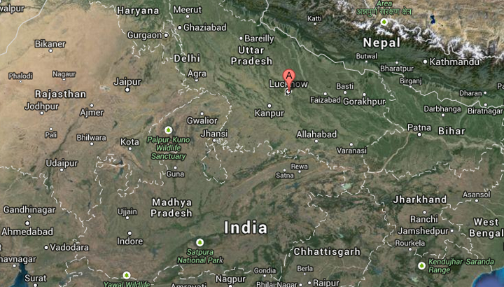 India's air force says one of its helicopters has crashed in northern India, killing all seven people on board, including two pilots.