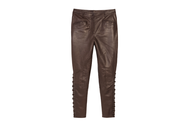 Leather leggings. Available at Holt Renfrew