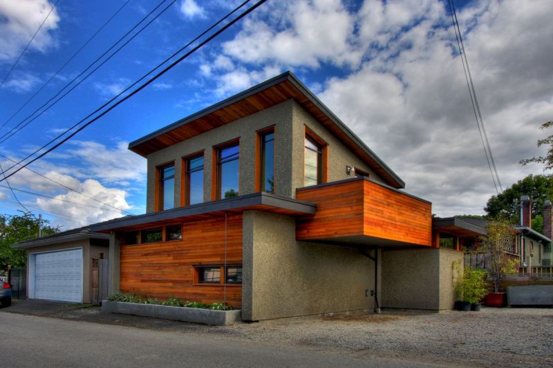 A laneway house is pictured in Vancouver.
